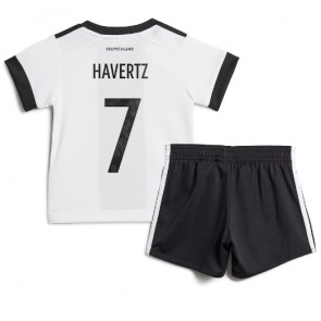 Tyskland Kai Havertz #7 Hjemmebanesæt Børn VM 2022 Kort ærmer (+ korte bukser)
